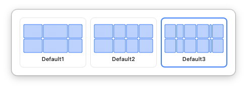 SnappyZones layout selector